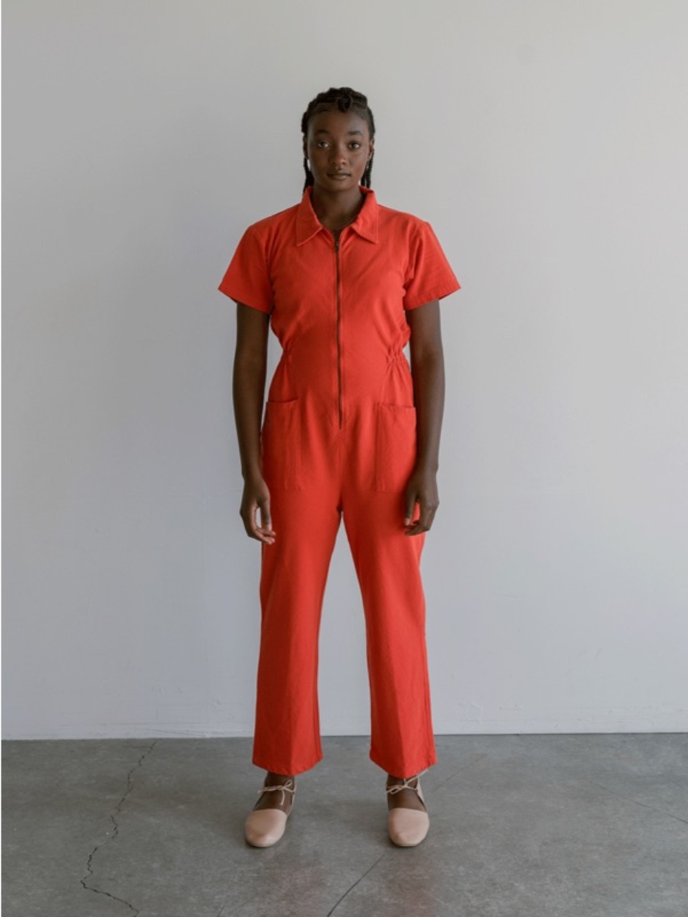 Noble Utility Jumpsuit in Paprika, Size 1X
